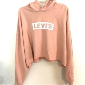 Levi’s peach crop hoodie. Xl
